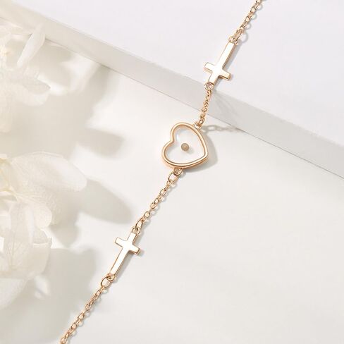 OHAYOO Mustard Seed Bracelet 925 Sterling Silver Mustard Seed Faith Bracelet Mustard Seed Jewelry Christian Religious Gift for Women in Kuwait
