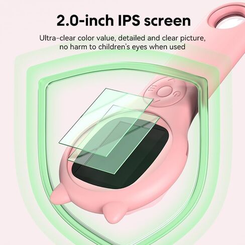 Portable Macro Microscope for Kids, 2In Pocket Digital Microscope Camera, Educational Science Toys, Built-in 8 LEDs, Christmas Birthday Gifts for Age 3 4 5 6 7 8 9 10 11 12 Girls Boys - Purple in Saudi Arabia