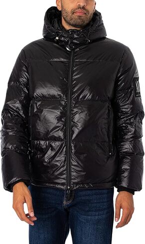 Armani Exchange Men's Ax Icon Hooded Puffer Jacket in Saudi Arabia