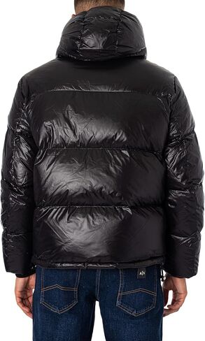Armani Exchange Men's Ax Icon Hooded Puffer Jacket in Saudi Arabia