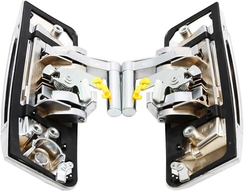 VIKKSAER قطعتان من مقبض الباب الخارجي، جانب السائق والراكب، بديل لنيسان 2003-2009 350Z، يستبدل # 80607-CD41E، 80607-CD40B، 80606-CD01E، فضي in Kuwait