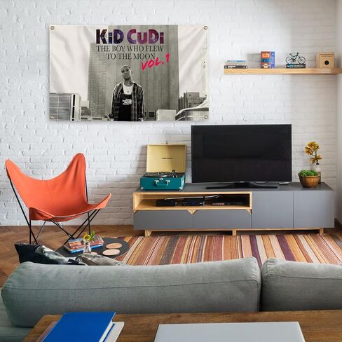 Generic Rapper Cudi Optimum Album Music Tapestries 3×5FT Hotels Homestay Study Union in Saudi Arabia