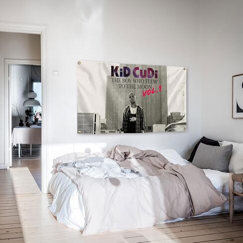 Generic Rapper Cudi Optimum Album Music Tapestries 3×5FT Hotels Homestay Study Union in Saudi Arabia