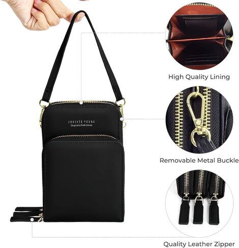 WITERY Small Crossbody Phone Bag for Women,Cellphone Shoulder Bags Wallet Purse in Kuwait