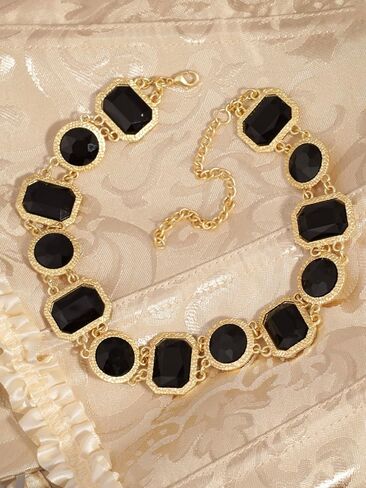 Medieval Victorian Statement Chunky Charm Necklace for Women, Byzantine Costume Jewelry for Women in Saudi Arabia