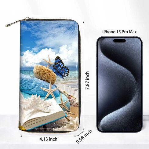 American Flag Cross Wallet for Women with Credit Card Holder Coin Money Clip PU Leather Zip Around Clutch Wallet in Kuwait