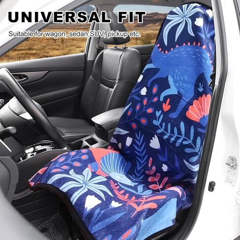 Car Seat Cover, Breathable Auto Front Seat Cushion with US Flag Leopard Shell Pattern, Anti-Slip Comfy Cute Print Front Seat Protector for SUV Sedan Truck, Car Accessories (Camouflage) in Saudi Arabia