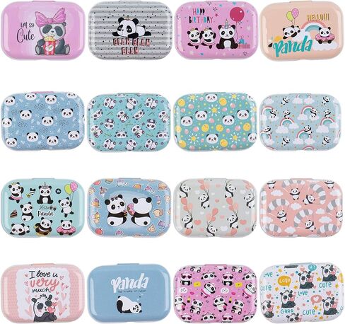 Framendino, 5 Pack Mini Trinket Coin Box Small Floral Containers with Lid for Jewelry Storage Case Tinplate (Random Color) in Saudi Arabia