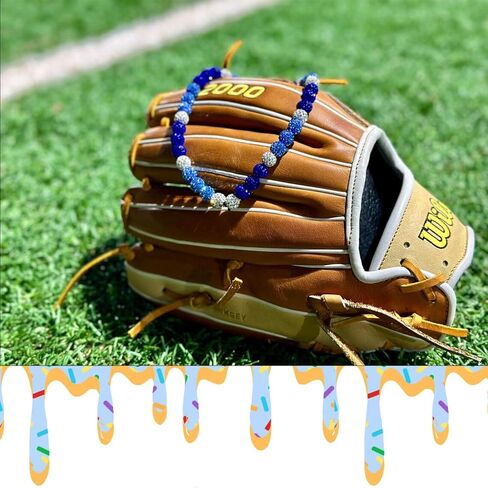 Baseball Necklace 20in Baseball Chain for Men Women Diamond Rhinestone Baseball Dirp Accessories Necklace Gifts for Baseball Team Lovers in Saudi Arabia