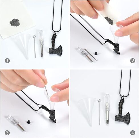 Thor Axe Cremation Jewelry for Ashes for Women Men Viking Jewelry Memorial Pendant Urn Necklace for Loved One Ashes Holder in Saudi Arabia