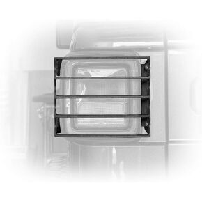 Tail Light Guards for The 2018-2023 Jeep Wrangler JL & 2021-2023 Wrangler 4Xe | Superior Trail Protection | Stainless Steel Construction | Black Finish | DV8 Offroad
