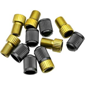 محول صمام بريستا، محول بريستا إلى شريدر - مضخة نفخ إطارات الدراجة أدوات ضاغط هواء للدراجة - نفخ الإطار باستخدام مضخة قياسية أو ضاغط هواء - فرنسي/بريطاني إلى أمريكي 6 عبوات in Kuwait