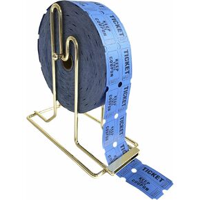 Yuanhe Deluxe Brass Plated Raffle Drawing Ticket Drum Spinning Lottery (Small Size,Holds 2500 Tickets)