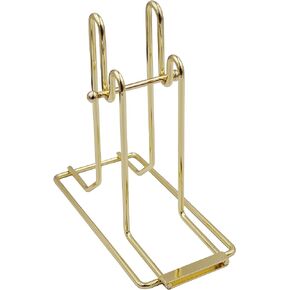 DNB Raffle Ticket Dispenser - Brass Plated Tickets Holder for Single Roll and Double Roll Tickets