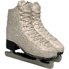 2023 Pair of Ice Skates Christmas Ornament - Also Tabletop Ready 4" x 4"