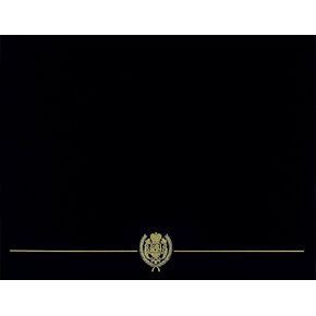 Great Papers! Classic Crest Hunter Green with Gold Foil Certificate Cover, 12" x 9.375", 5 Count (903118)