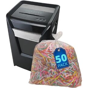 1InTheOffice Shredder Bags 15.8 Gallon, Paper Shredder Waste Bags 15.8 Gal., 50/Box