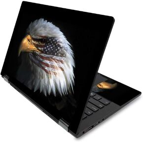 MightySkins Skin for Lenovo Flex 14" (2019 No Fingerprint Scanner) - Eagle Eye | Protective, Durable, and Unique Vinyl Decal wrap Cover | Easy to Apply, Remove, and Change Styles | Made in The USA
