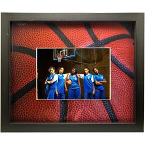 iFrame Commemorative Sports Athletics Frames I Baseball I Fits 5x7 Photograph, Real Wood Black Finish, Desktop, Table or Wall Mount I Shatterproof Plexiglass I Designed & Made in the USA (Baseball) in Kuwait