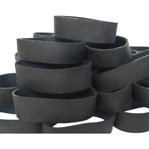 #94 Tactical rubber band black - 25P Heavy Duty UV Heat Cold Resistant Thick Strong Elastic Outdoor Hiking Backpacking Survival Camping Biking Fixed Item