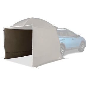 Rhino Rack Dome Car Awning for Overlanding,Car Camping,Truck Awning,Roof Rack Awning for All Vehicles SUV,Trucks,Campers,64 Sq Ft Coverage (8'2"x 8'4"),Sun Protectant UPF 50 + Rain Resistant,32125