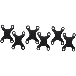 Abaodam 6 Pcs Skateboard Bridge Professional Gasket Skateboard Deck Washer Fixing Skateboard Slide Plate Gasket Professional Skateboard hardwares Aluminum Gasket Aluminum Bracket Major
