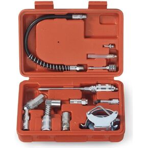 Tooluxe 61077L Multi-Function Grease Gun and Lubrication Accessory Kit