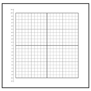 503003 Repositionable Static Cling Dry Erase Graph, 1" Grid with Number Line, 24" Height, 24" Length, White/Black