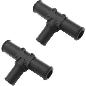 2 Pcs Connector Heater Hose Output T Pipe for Toyota LX450 LX470 Sequoya Sienna Replace 87248-60460