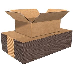 Small Moving Boxes, Shipping Boxes, 12 x 9 x 4 Inches, 25 Pack - Packing Cardboard Box, Brown Boxes