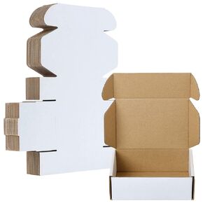 Corrugated Mailer,Small Cardboard Shipping Boxes (6" x 4" x 2")