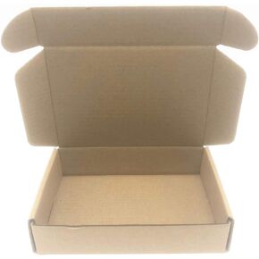 Small Cardboard Shipping Box Mailers 6x4x1.6 Inch Corrugated Packaging Storage Boxes 50 Pack (Inside Size: 5.3 x 3.8 x 1.5")