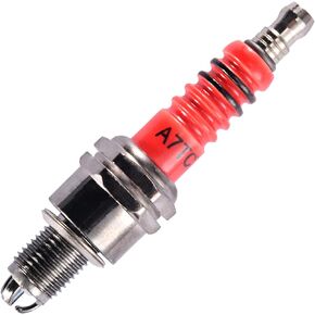 GOOFIT 3 Electrode A7TC Spark Plug Replacement for 50cc 70cc 90cc 110cc 125cc 150cc Scooter Dirt Pocket Bike ATV Moped Quad Go Kart