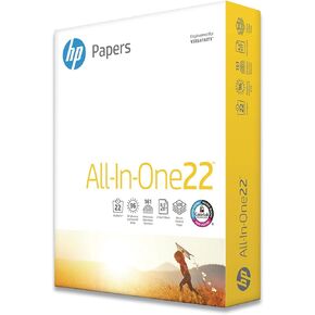 أوراق HP | 8.5x11 ورقة | الكل في واحد 22 رطل | علبة 5 ريام - 2500 ورقة | 96 برايت| صنع في الولايات المتحدة الأمريكية - معتمد من مجلس رعاية الغابات (FSC) | 207000ج in Kuwait