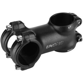 FOMTOR 25.4 Bike Stem 60mm 7 Degree MTB Bike Handlebar Stems Riser for Mountain Bicycle Road Bike BMX MTB Alloy Aluminum(Black)