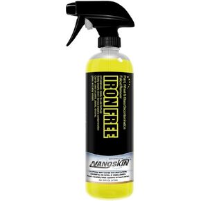 Nanoskin IRON FREE Paint, Wheel and Glass Decontamination Fall Out Remover 16 Oz. - Removes Iron Particles in Car Paint, Motorcycle, RV & Boat | Use before Clay, Wax or Car Wash for Car Detailing