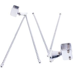 United Pacific 70203 Chrome Curb Feelers, Universal Fitment, Helps to Prevent Curb Damage, Curb Whiskers, Avoid Damaging Wheels - ONE Set (Pack of 2)
