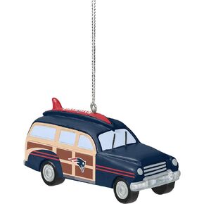 زينة Foco NFL للجنسين للبالغين من الجنسين بشعار فريق Holiday Tree Station Wagon