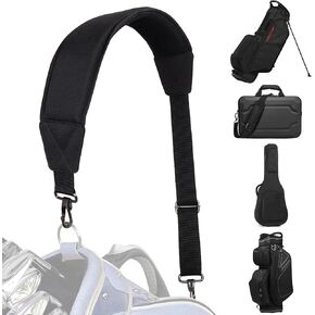 Golf Bag Shoulder Strap, Single Padded Adjustable Straps Universal Replacement