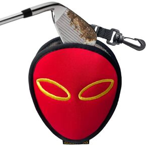 GOLDALIENS Golf Club Cleaner & Ball Cleaning Bag,Original Three-Layer Fabric Waterproof Technology,Golfer's Ultimate Green Clean Scrub Equipment Accessories,Removable Clips to Support Machine Washing