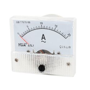 uxcell AC 0-20A Rectangle Analog Current Panel Ammeter Gaugeere Meter