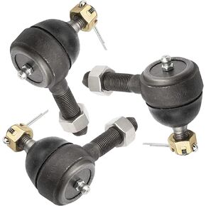 Ball Joint Kit, Club Car DS Tie Rod End with Grease Fitting Fits 1976-2008 Golf Carts Set of 3