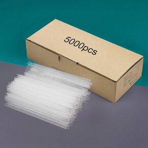 Utoolmart 5000Pcs 0.5 inch Tagging Gun Fasteners, Tag Pins Tagging Barbs Fasteners Tag Attachments for Clothes, Price Tags