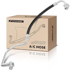 A-Premium A/C Discharge Line Hose Assembly Compatible with Honda Accord 2003 2004 2005 2006 2007 2.4L, Compressor to Condenser Replace# 80315SDCA01, 80315SDAA01