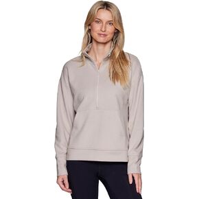 RBX Active Women's Lightweight Mock Neck Fleece 1/4 Zip Sweatshirt With Pockets