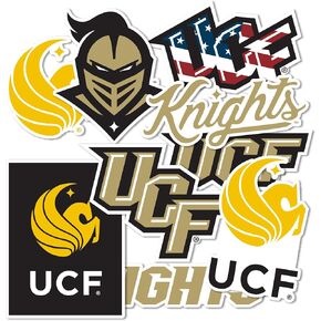 University of Central Florida Sticker Knights UCF Stickers Vinyl Decals Laptop Water Bottle Car Scrapbook T2 (Type 2)