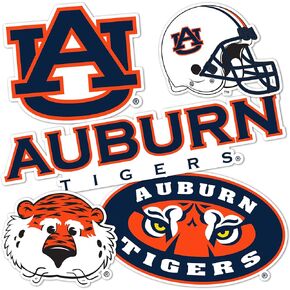Auburn University Sticker Tigers War Eagle Stickers Vinyl Decals Laptop Water Bottle Car Scrapbook T2 (Type 2)