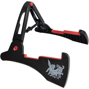 Guitar Stand Universal Folding A-Frame Non-Slip Tripod Strong Holder for Acoustic Electric Guitar Bass Ukulele Travel Portable Size