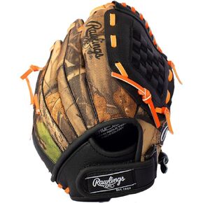 Rawlings Playmaker Camo Kids Baseball Glove for Kids 5-8 - TBall Glove – 10, 10.5, 11 Inch - Left and Right Hand Throw