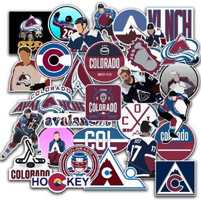 30 PCS Set of Colorado Vinyl Avalanche Stickers Pack Colorado Decal Avalanche 2-3 inches in Kuwait